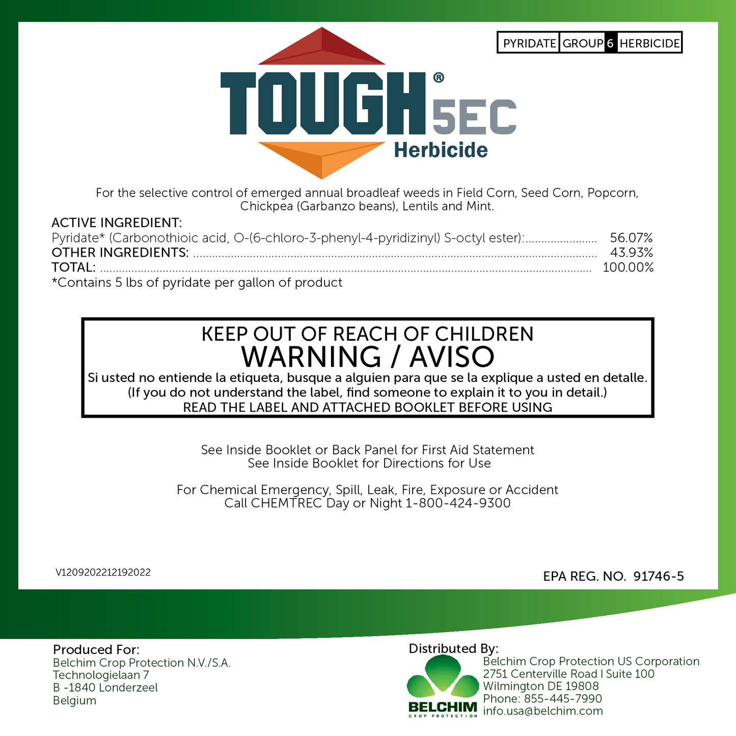 Tough® 5EC Herbicide