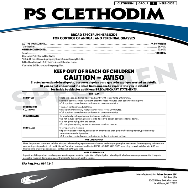 PS Clethodim