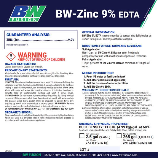 Zinc 9% EDTA